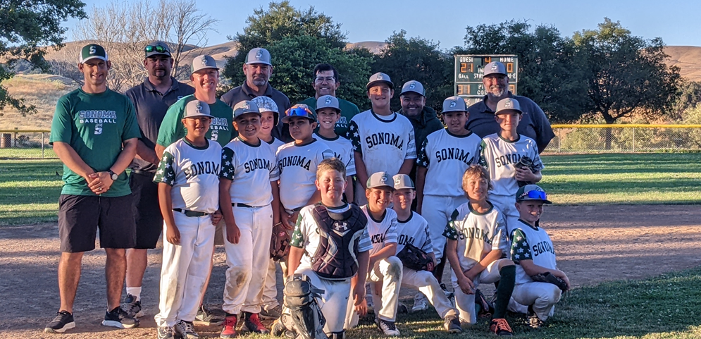 2022 11U Sonoma Little League All Star Team- 2nd Place District 53