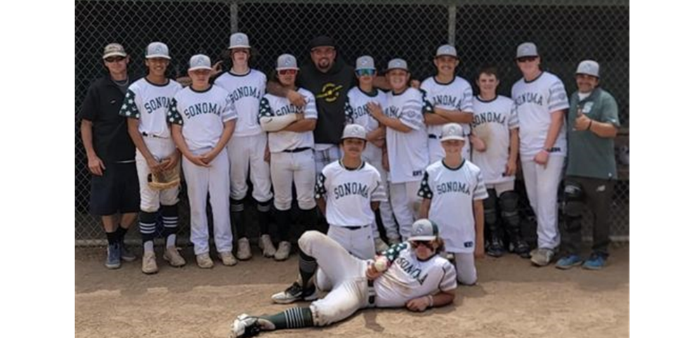 2022 Sonoma Little League Juniors All Star Team